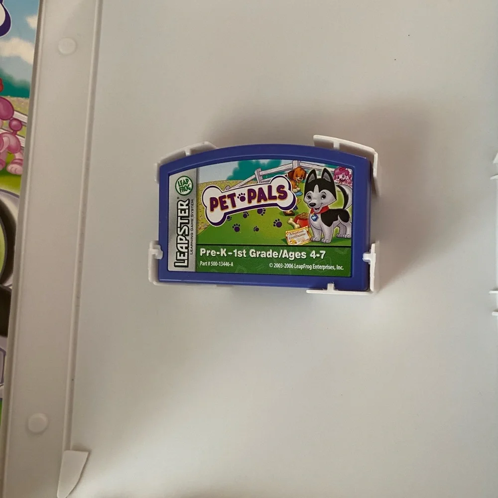 Leapfrog Leapster Pet Pals Game Pre K-1st grade ages 4-7